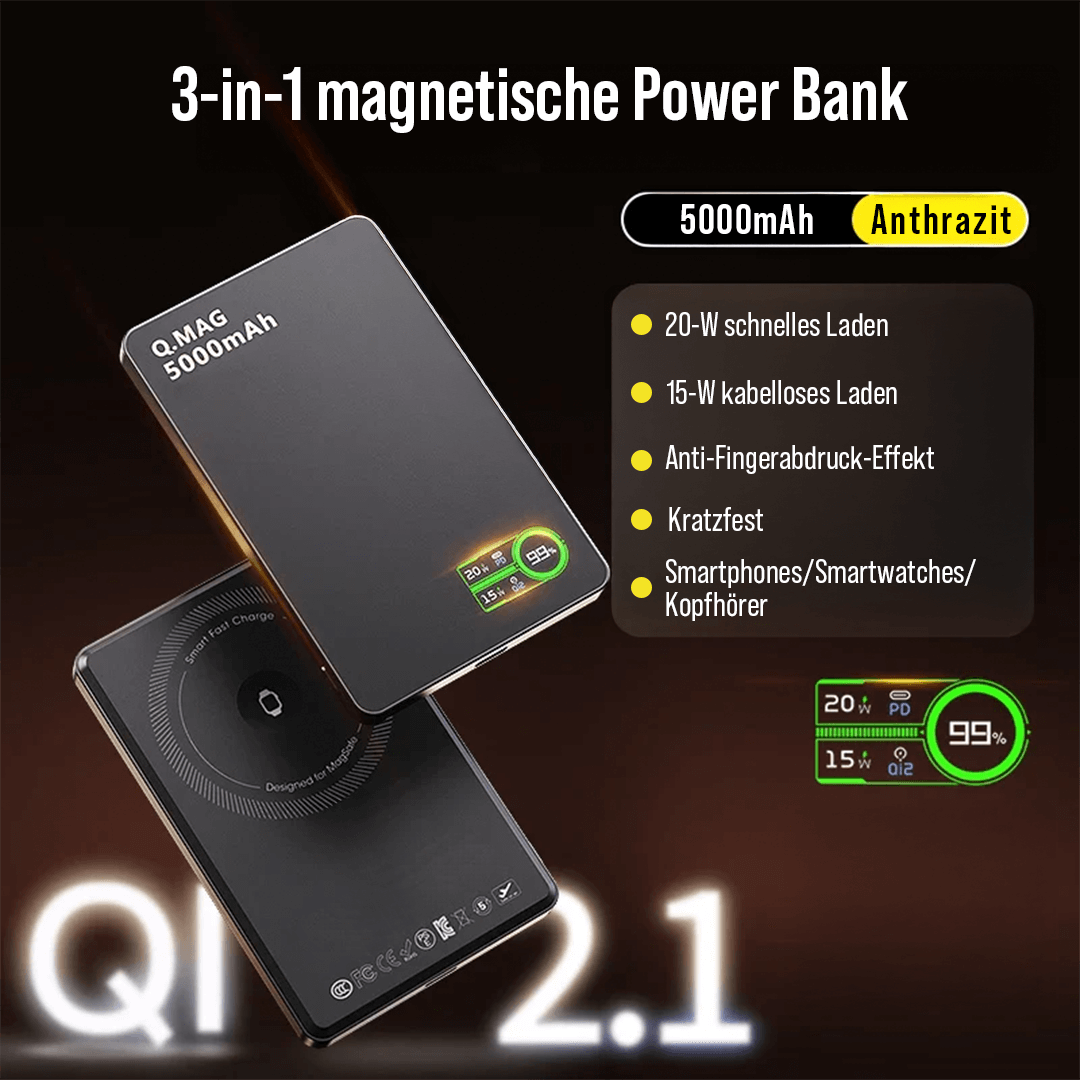 Magnetische Powerbank - Maglyn