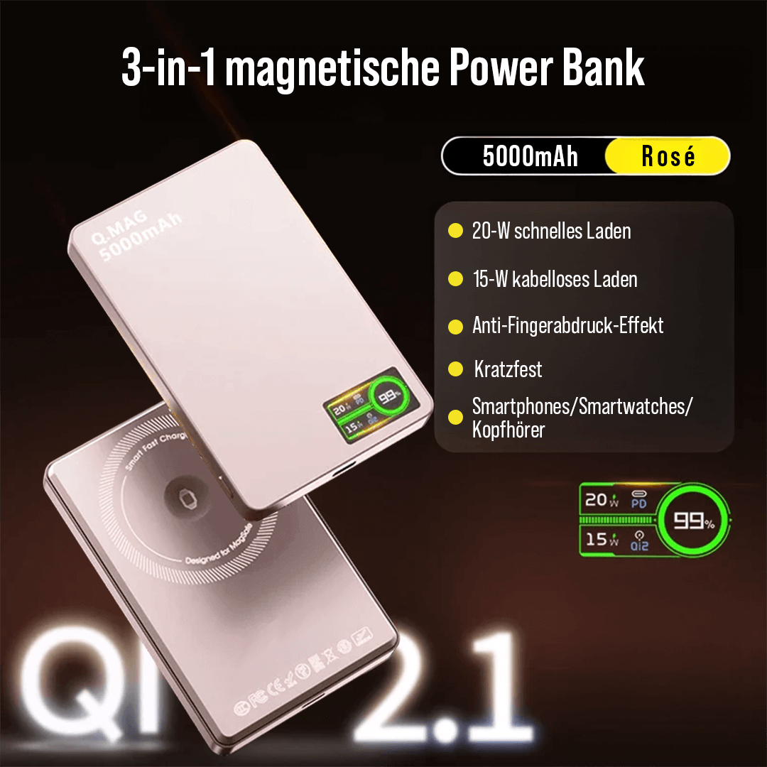 Magnetische Powerbank - Maglyn