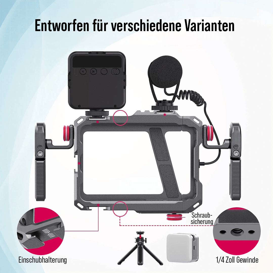 Smartphone Rig mit Licht - Riglyn