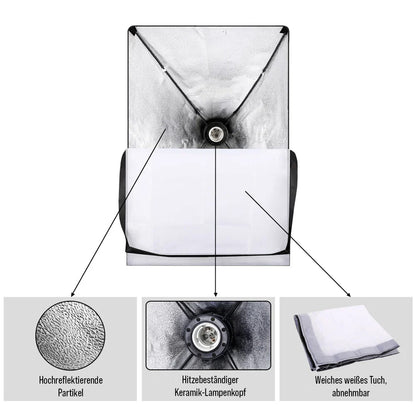 LED Softbox Studioleuchte Set - Softyn