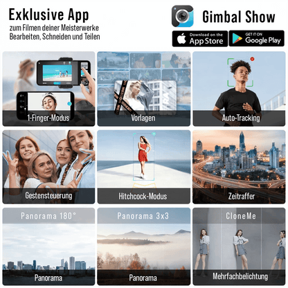 Smartphone Gimbal mit Selfie Stick - Stabiq