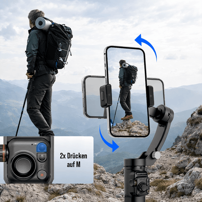 Smartphone Gimbal mit Selfie Stick - Stabiq