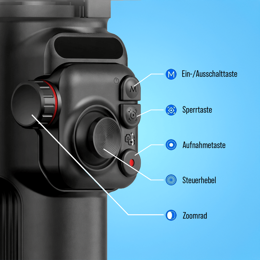 Smartphone Gimbal mit Selfie Stick - Stabiq