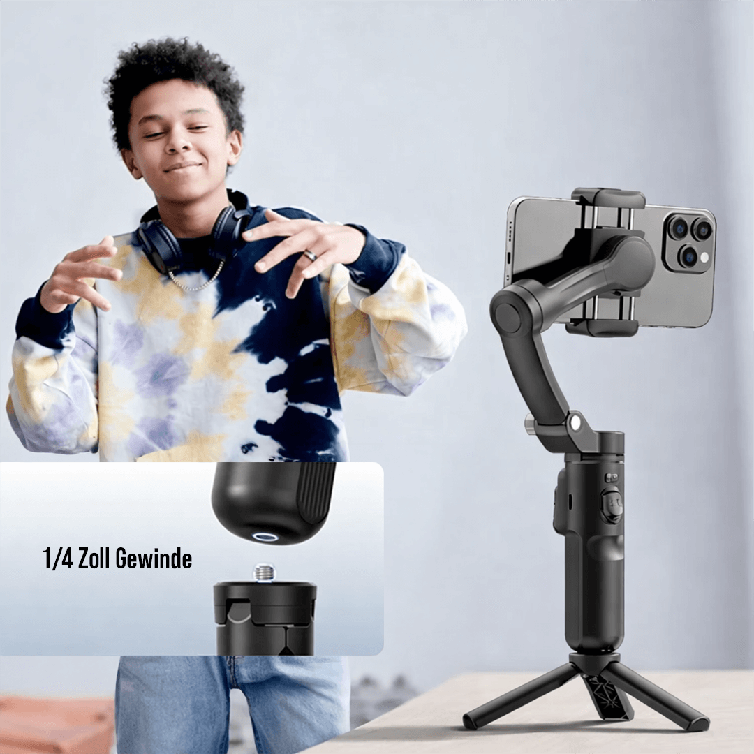 Smartphone Gimbal mit Selfie Stick - Stabiq