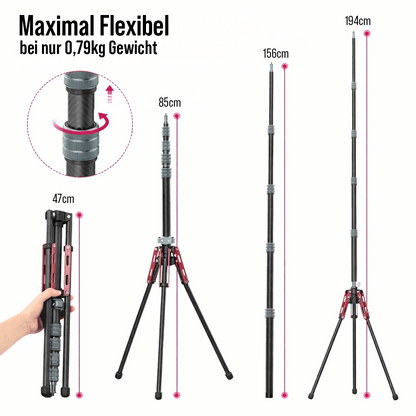 Carbon Kamera Stativ – Profi Fotostativ Statyx