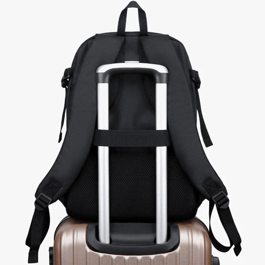 Kamera Rucksack mit Trolley Befestigung für komfortables Reisen und Transport