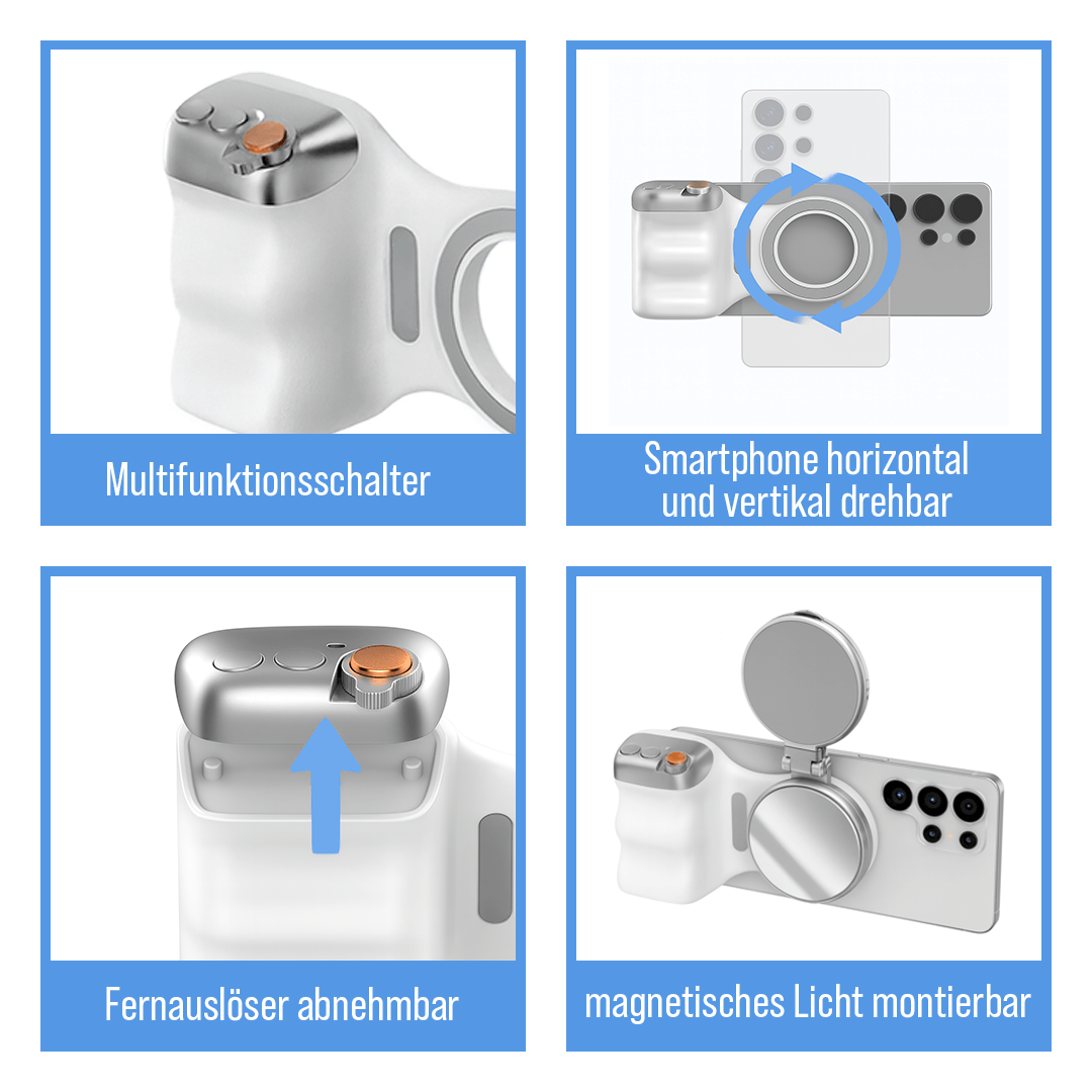 Mini Handy Stativ mit Selbstauslöser und drehbarer Halterung für flexible Nutzung